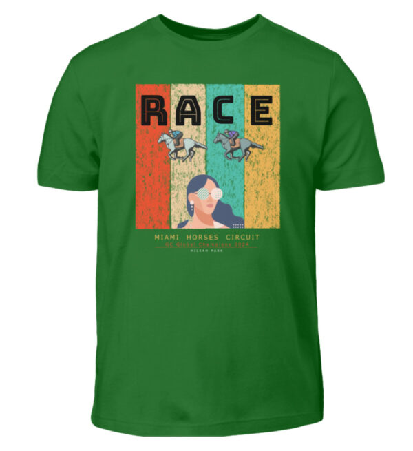 KINDER-SHIRT horse-race - Kinder T-Shirt-718