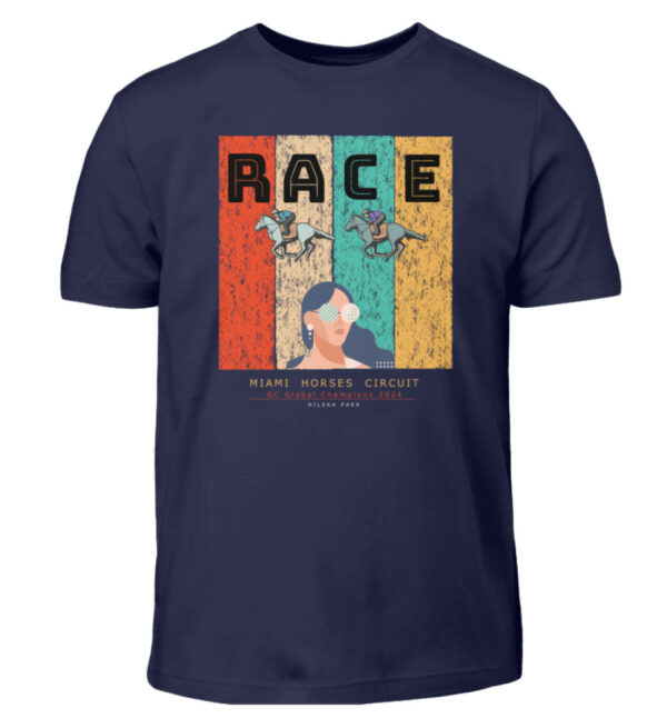 KINDER-SHIRT horse-race - Kinder T-Shirt-198