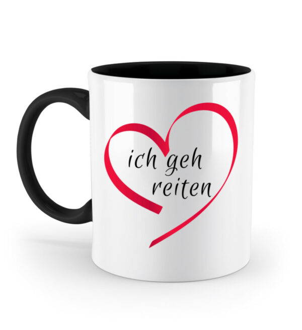 TASSE ZWEIFARBIG reiten - Zweifarbige Tasse-16