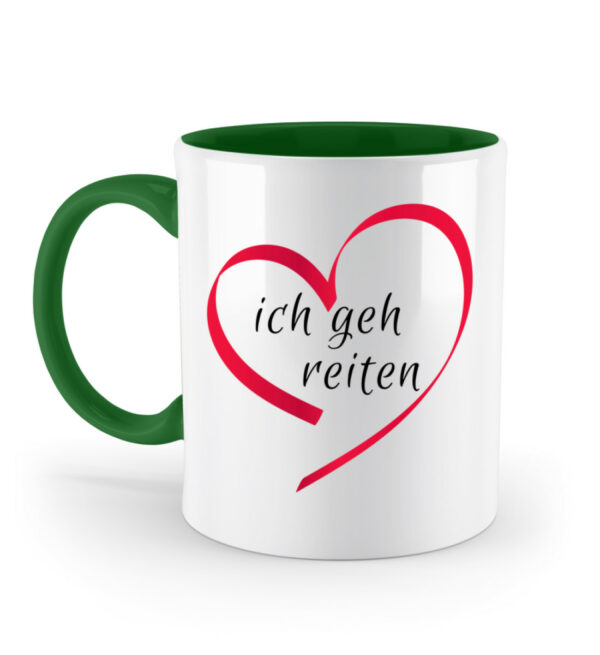 TASSE ZWEIFARBIG reiten - Zweifarbige Tasse-30