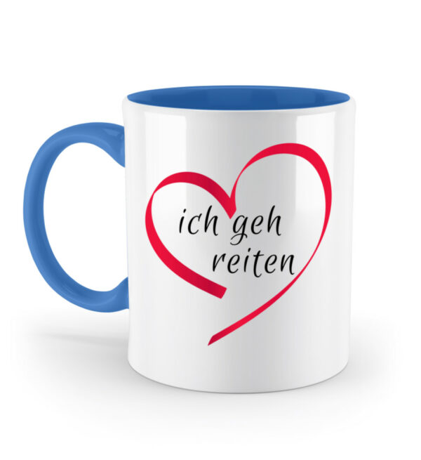 TASSE ZWEIFARBIG reiten - Zweifarbige Tasse-5739