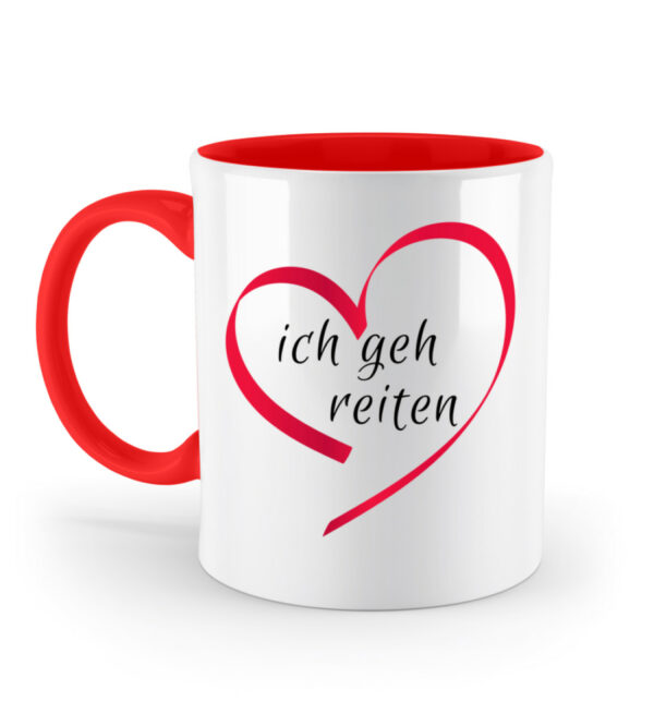 TASSE ZWEIFARBIG reiten - Zweifarbige Tasse-5761