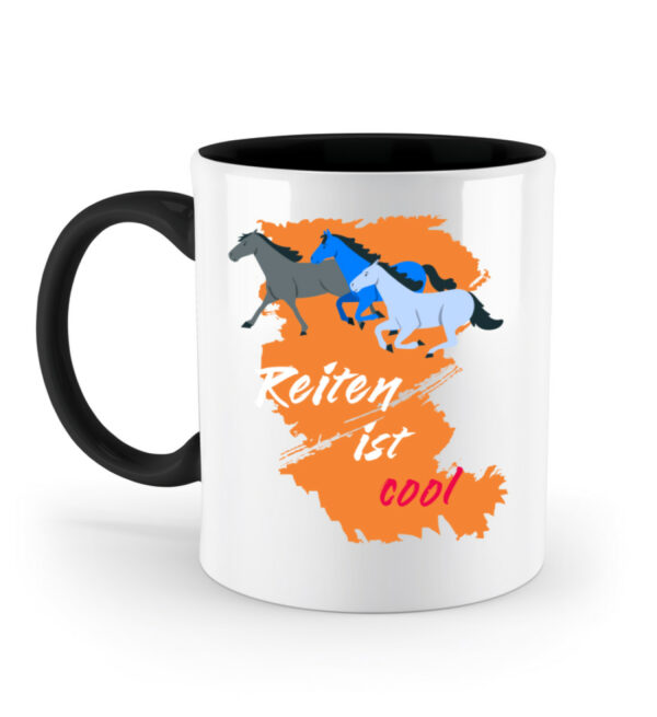 TASSE ZWEIFARBIG reiten - Zweifarbige Tasse-16