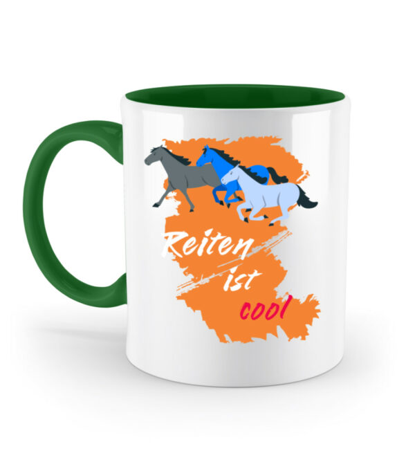 TASSE ZWEIFARBIG reiten - Zweifarbige Tasse-30