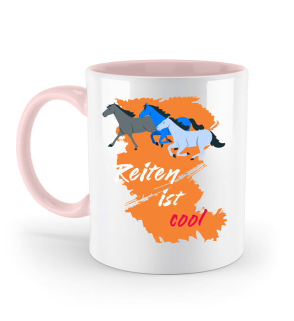 TASSE ZWEIFARBIG reiten - Zweifarbige Tasse-5949