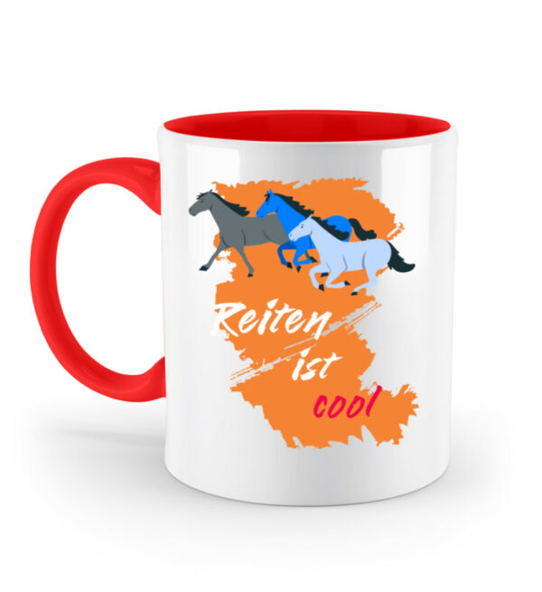 TASSE ZWEIFARBIG reiten - Zweifarbige Tasse-5761