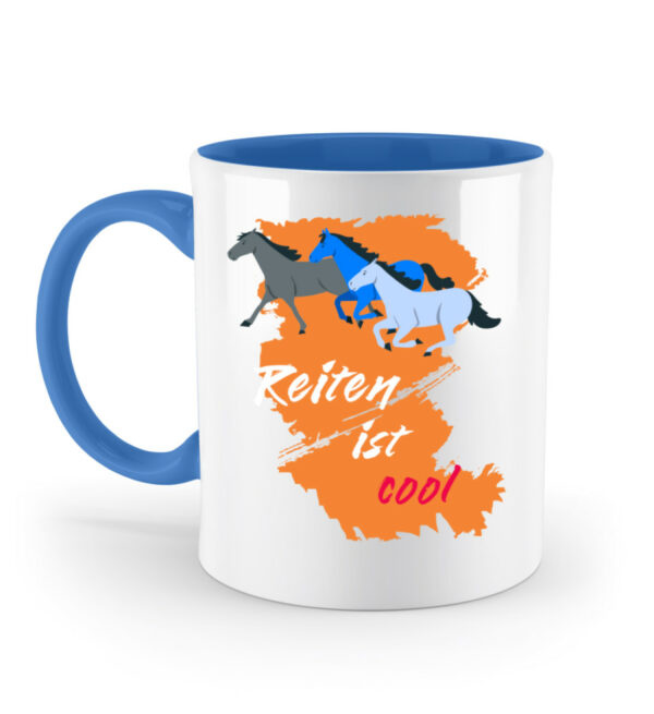 TASSE ZWEIFARBIG reiten - Zweifarbige Tasse-5739