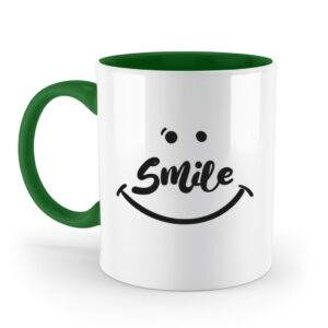 TASSE ZWEIFARBIG smile - Zweifarbige Tasse-30