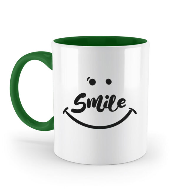 TASSE ZWEIFARBIG smile - Zweifarbige Tasse-30