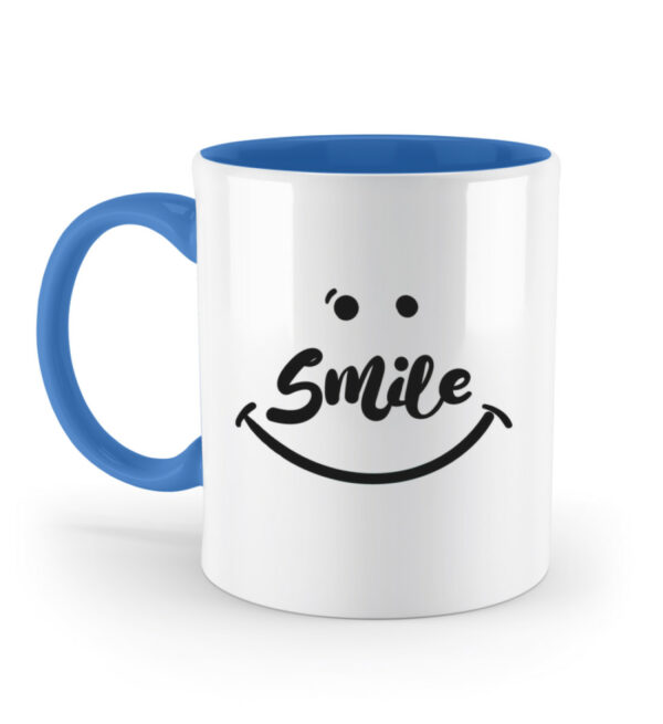 TASSE ZWEIFARBIG smile - Zweifarbige Tasse-5739