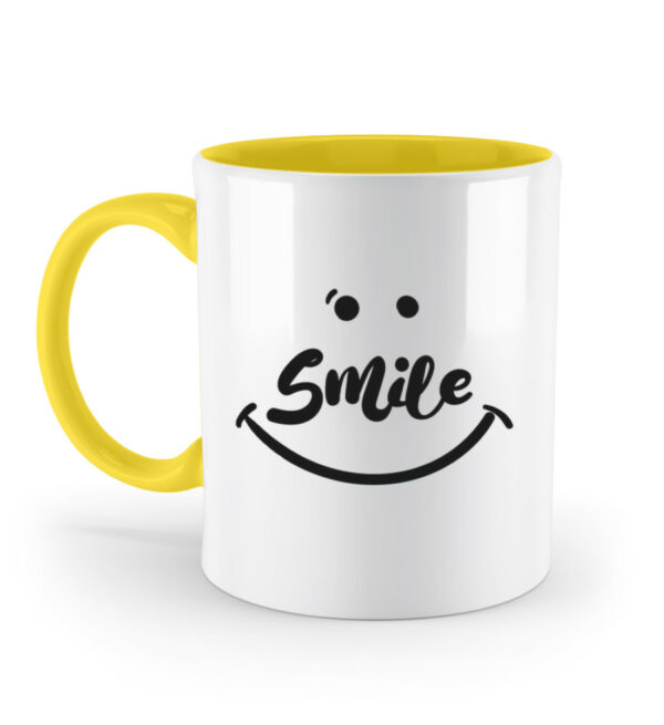 TASSE ZWEIFARBIG smile - Zweifarbige Tasse-5766