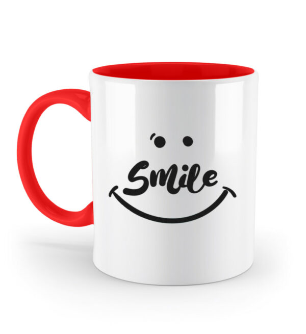 TASSE ZWEIFARBIG smile - Zweifarbige Tasse-5761