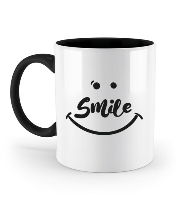 TASSE ZWEIFARBIG smile - Zweifarbige Tasse-16