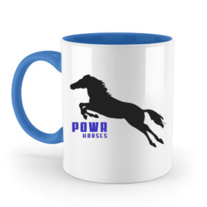 TASSE ZWEIFARBIG Powr Horses - Zweifarbige Tasse-5739