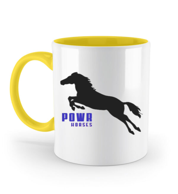 TASSE ZWEIFARBIG Powr Horses - Zweifarbige Tasse-5766