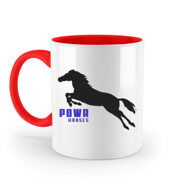 TASSE ZWEIFARBIG Powr Horses - Zweifarbige Tasse-5761