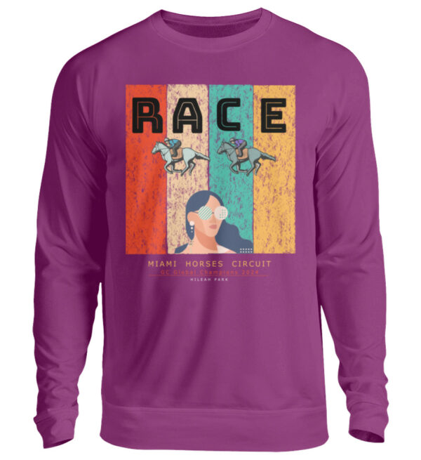 UNISEX SWEATSHIRT horse-race - Unisex Pullover-1658