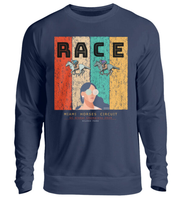 UNISEX SWEATSHIRT horse-race - Unisex Pullover-1676