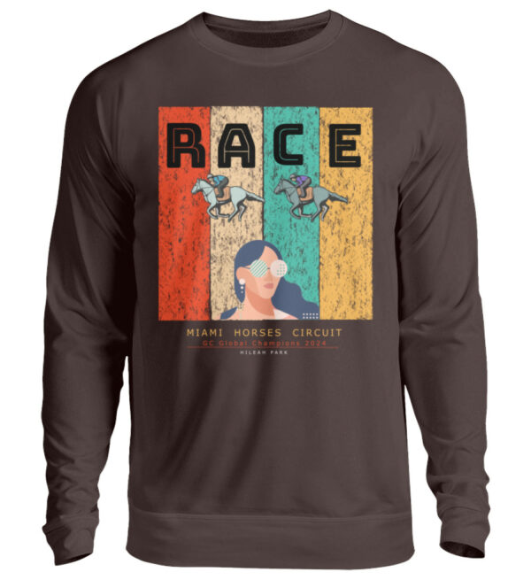 UNISEX SWEATSHIRT horse-race - Unisex Pullover-1604