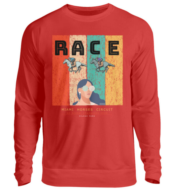 UNISEX SWEATSHIRT horse-race - Unisex Pullover-1565