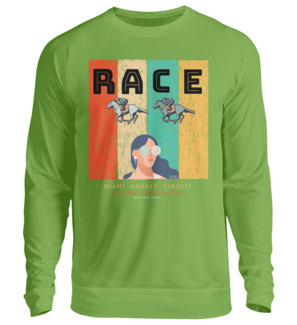 UNISEX SWEATSHIRT horse-race - Unisex Pullover-1646