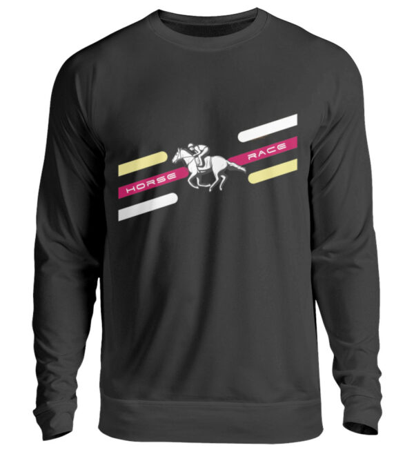 UNISEX SWEATSHIRT horse-race - Unisex Pullover-639