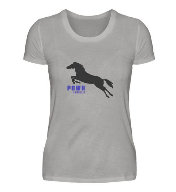 DAMEN PREMIUM SHIRT Powr Horses - Damen Premiumshirt-2998