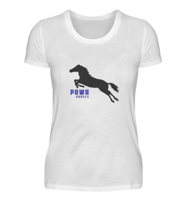 DAMEN PREMIUM SHIRT Powr Horses - Damen Premiumshirt-3