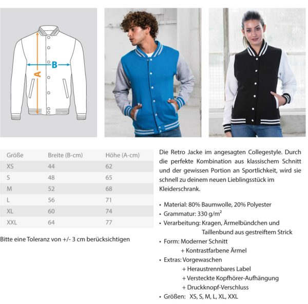 Damen Collegejacke - Image 3